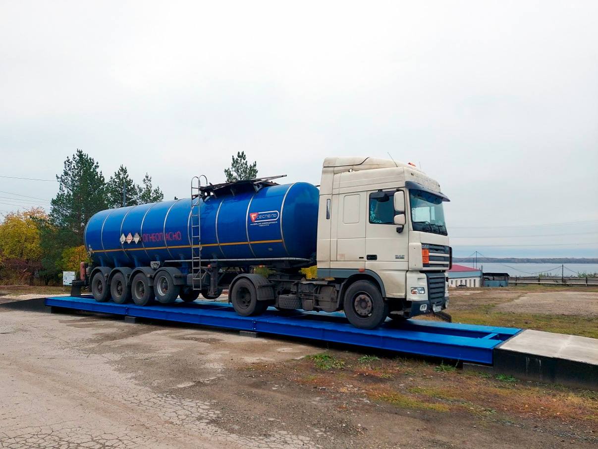 Автомобильные весы ВАС 80-50 на терминале САБИ